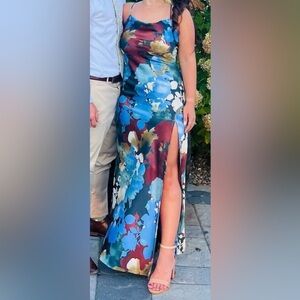 12th Tribe Natalia Printed Maxi Dress